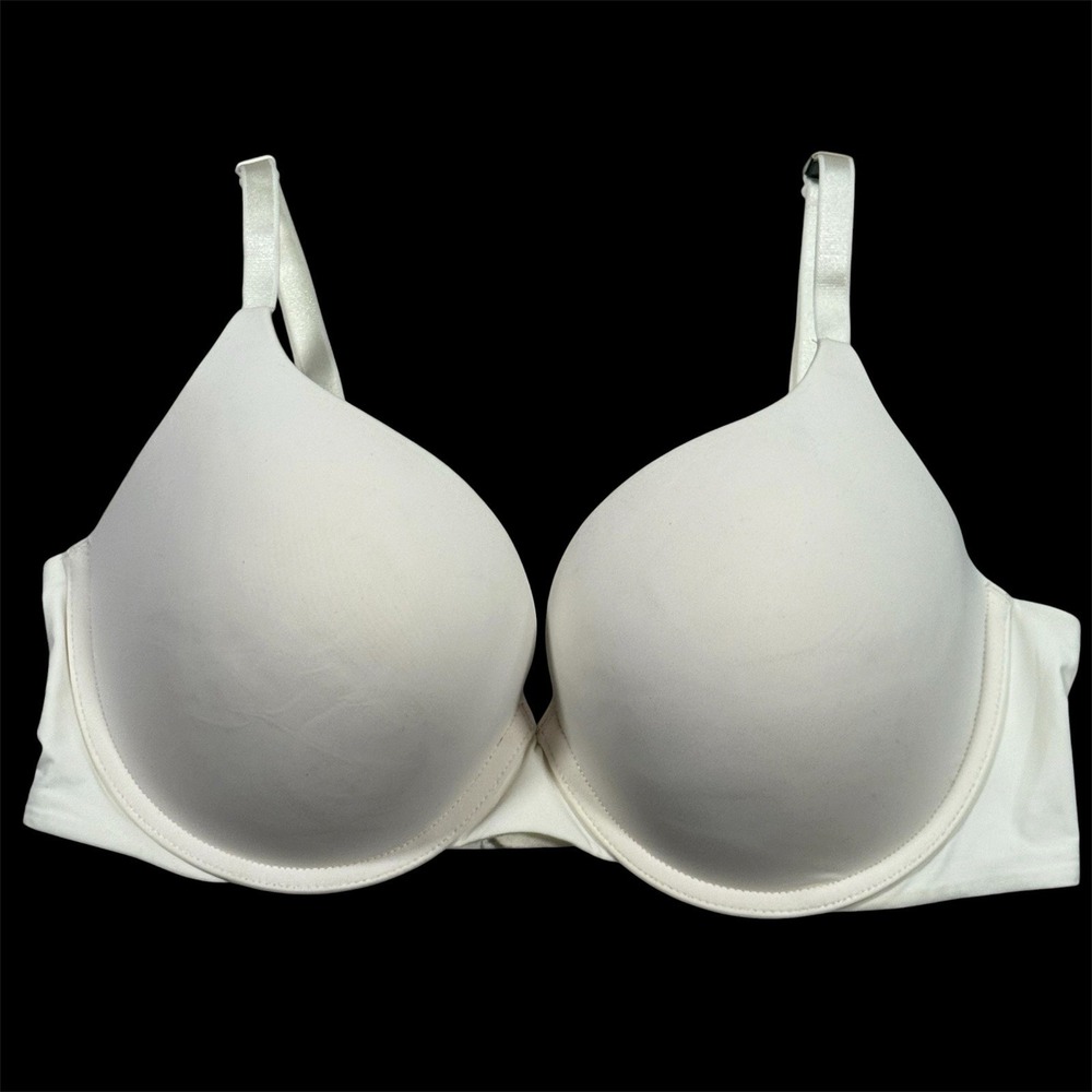 NWT Victoria T-Shirt Push-Up Full Coverage Bra White Smooth 36D